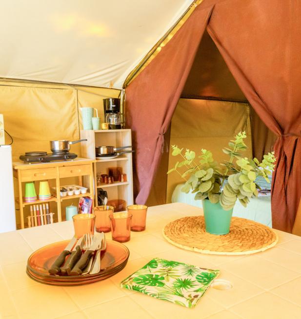 Tente Cotton camping La Corniche