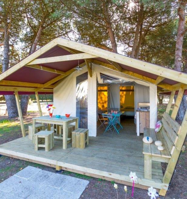 Tente Natura camping La Corniche
