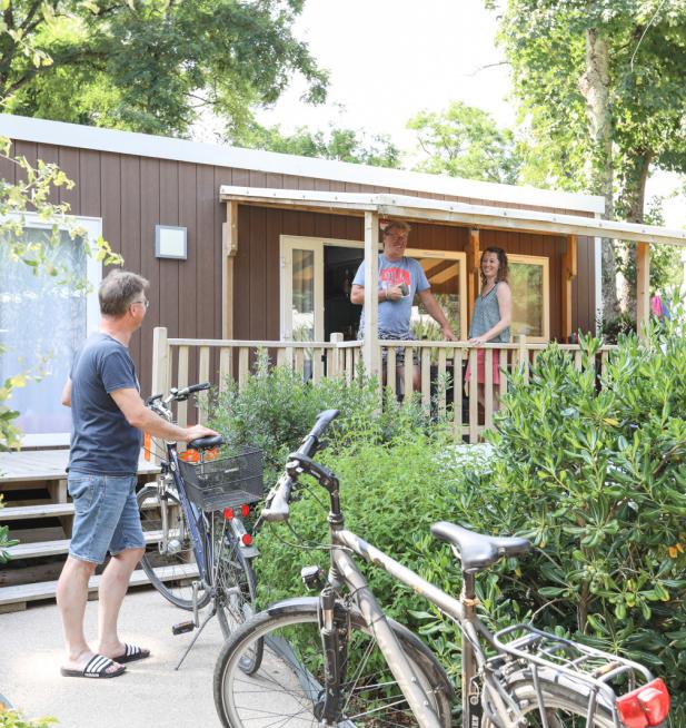 Mobil-home Clim Suite Duo camping Le Petit Rocher