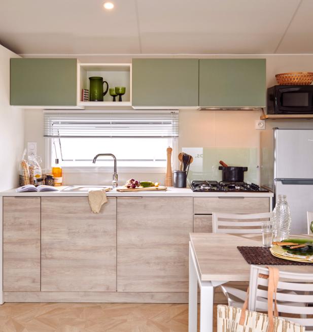 Mobil-home Clim Suite Duo camping Les Peupliers