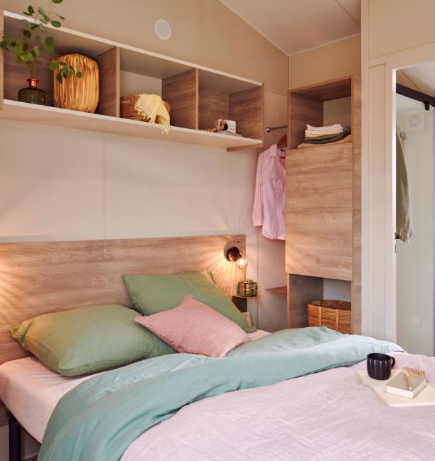 Mobil-home Clim Suite Duo camping Les Peupliers