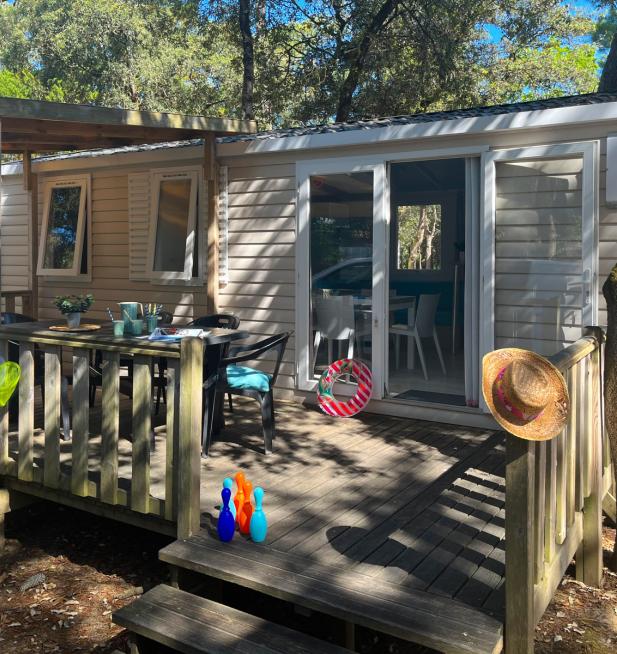 Mobil-home Famille Éco camping Signol