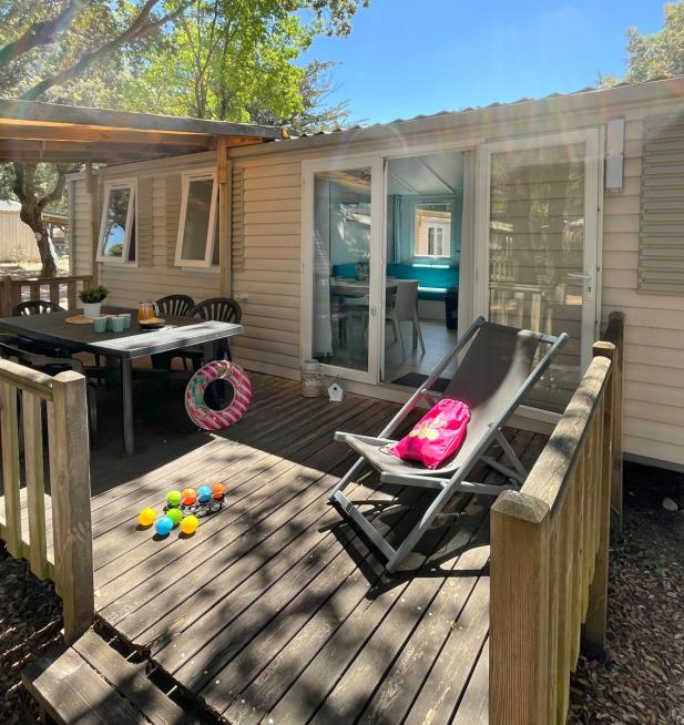 Mobil-home Famille Éco camping Signol