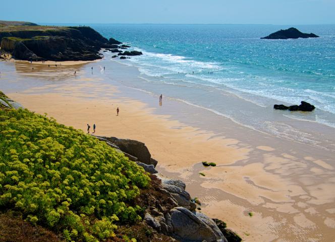 Plage Port Blanc presqu'île de Quiberon
