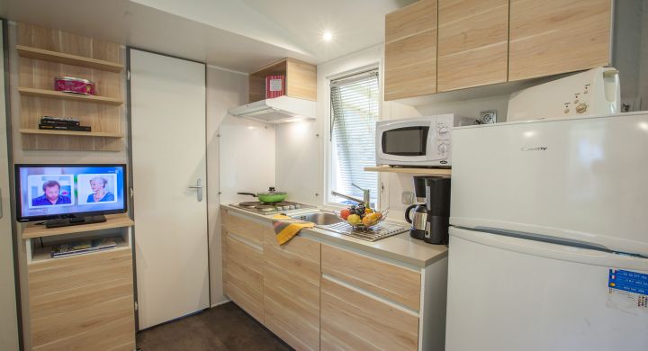 Mobil-home Famille camping Le Petit Rocher