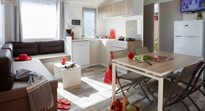 Mobil-home Tribu camping de L'Eve