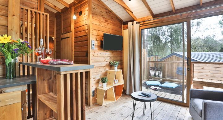 Cocoon Lodge camping Le Petit Rocher en Vendée