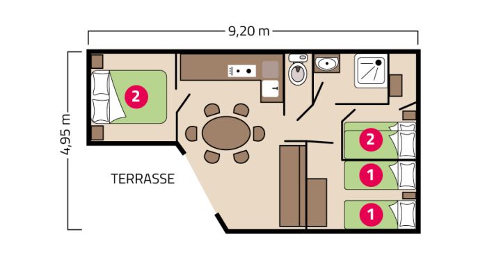 Plan Chalet Grand Large Camping Signol