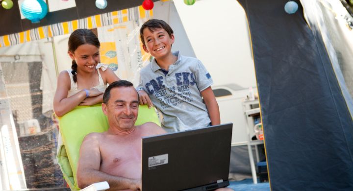 Accès WIFI au camping