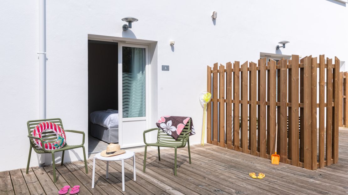 Chambre avec terrasse hôtel Esperanza Noirmoutier