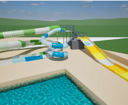 camping île d'oléron avec toboggan