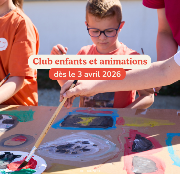 profitez du club enfants du camping Park Er Lann