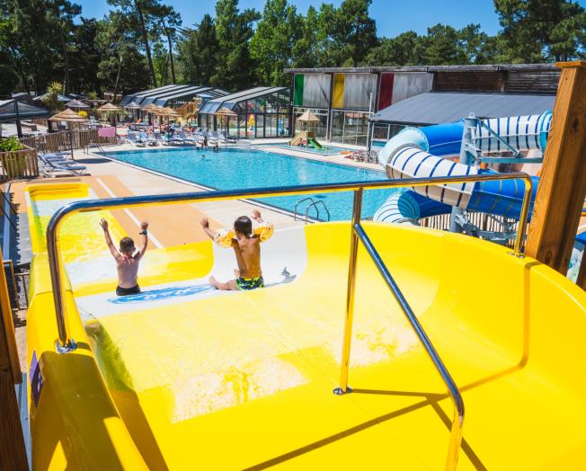 Découvrez les nouveaux toboggans aquatiques du camping Signol sur l'Ile d'Oléron