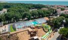 Vue aérienne espace aquatique camping Le Petit Rocher en Vendée