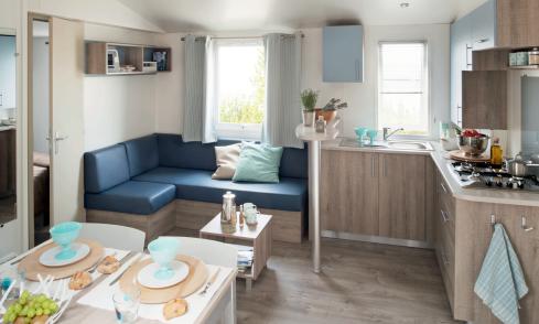 Mobil-home Famille Éco camping Les Peupliers