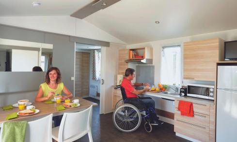 Mobil-home Personnes à Mobilité Réduite camping Signol