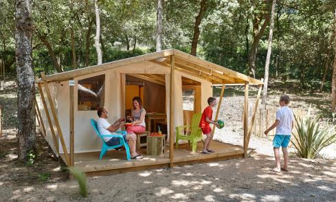 Tente Natura camping Le Petit Rocher