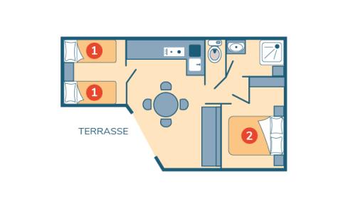 Plan chalet Horizon camping Signol