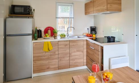 Mobil-home Loggia camping Les Chalands Fleuris